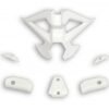 kit mentonera casco Diamond blanco HR058W
