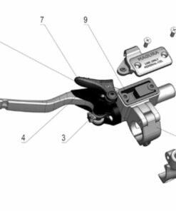 Maneta Magura HYMEC 163 OFF ROAD corta muelle helicoidal