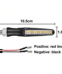 medidas luces intermitentes secuenciales con rele