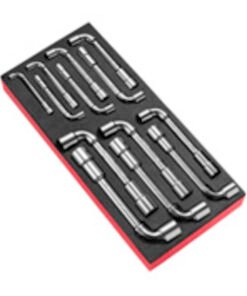 Módulo de 13 llaves de pipa abiertas métricas FACOM OGV