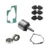 nuevo rotor mas pack de juntas rodamientos del rotor y silentblocks rotor 