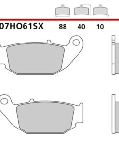 Pastillas de freno BREMBO sinterizadas - 07HO61SX