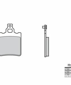 pastillas-de-freno-orgánicas-brembo-07bb1305