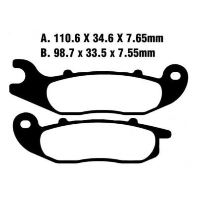PASTILLAS PASTILLAS DE FRENO SFA693 APRILIA HONDA PIAGGIO VESPA EBC 1998 - 2023