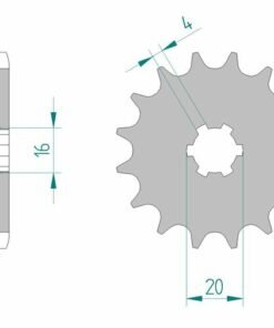 pinón-afam-acero-autolimpiable-30100-paso-420