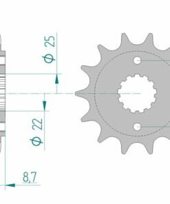 pinón-afam-acero-estándar-24501-paso-520