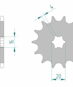 pinón-afam-acero-estándar-30200-paso-520