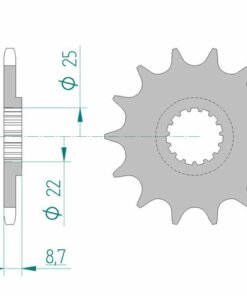 pinón-afam-acero-estándar-73301-paso-520