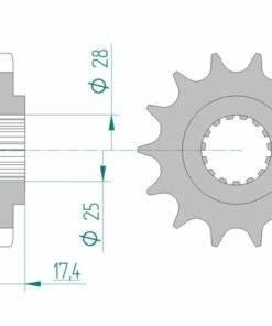 pinón-afam-acero-estándar-91800-paso-525