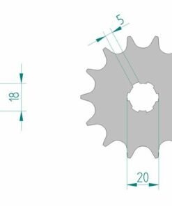 pinón-afam-acero-estándar-94305-paso-520
