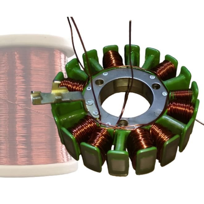 rebobinado de alternador honda moto 750 XRV africa twin 1990 1991