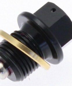 Tapón de vaciado de aceite TECNIUM magnético alu negro M20 x 1,50 x 14
